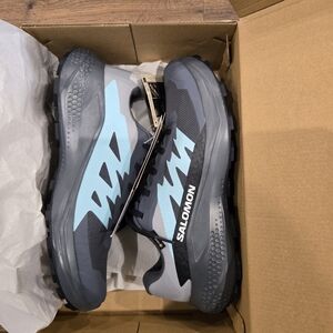 Salomon Trail Running Shoes in Black and Blue